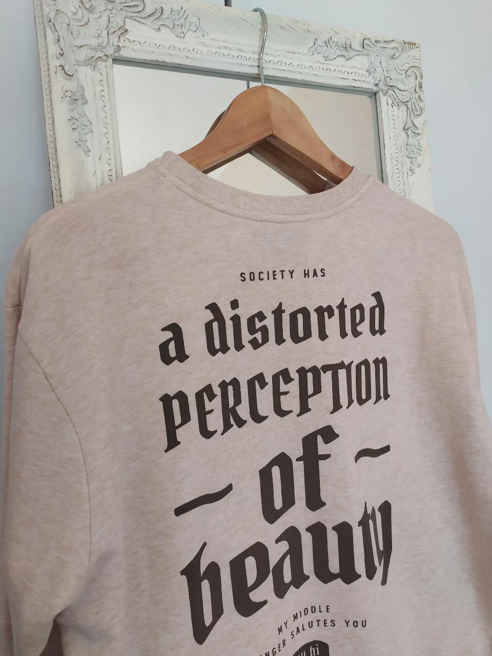 Mattelsa Sweatshirt Surdimensionné Déclaration Crème Femme S Coton – photo 10